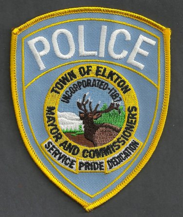 Elkton Maryland Police Patch