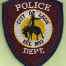 Leon Iowa Police Patch