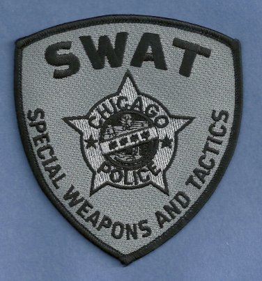 Chicago Illinois Police SWAT Team Patch