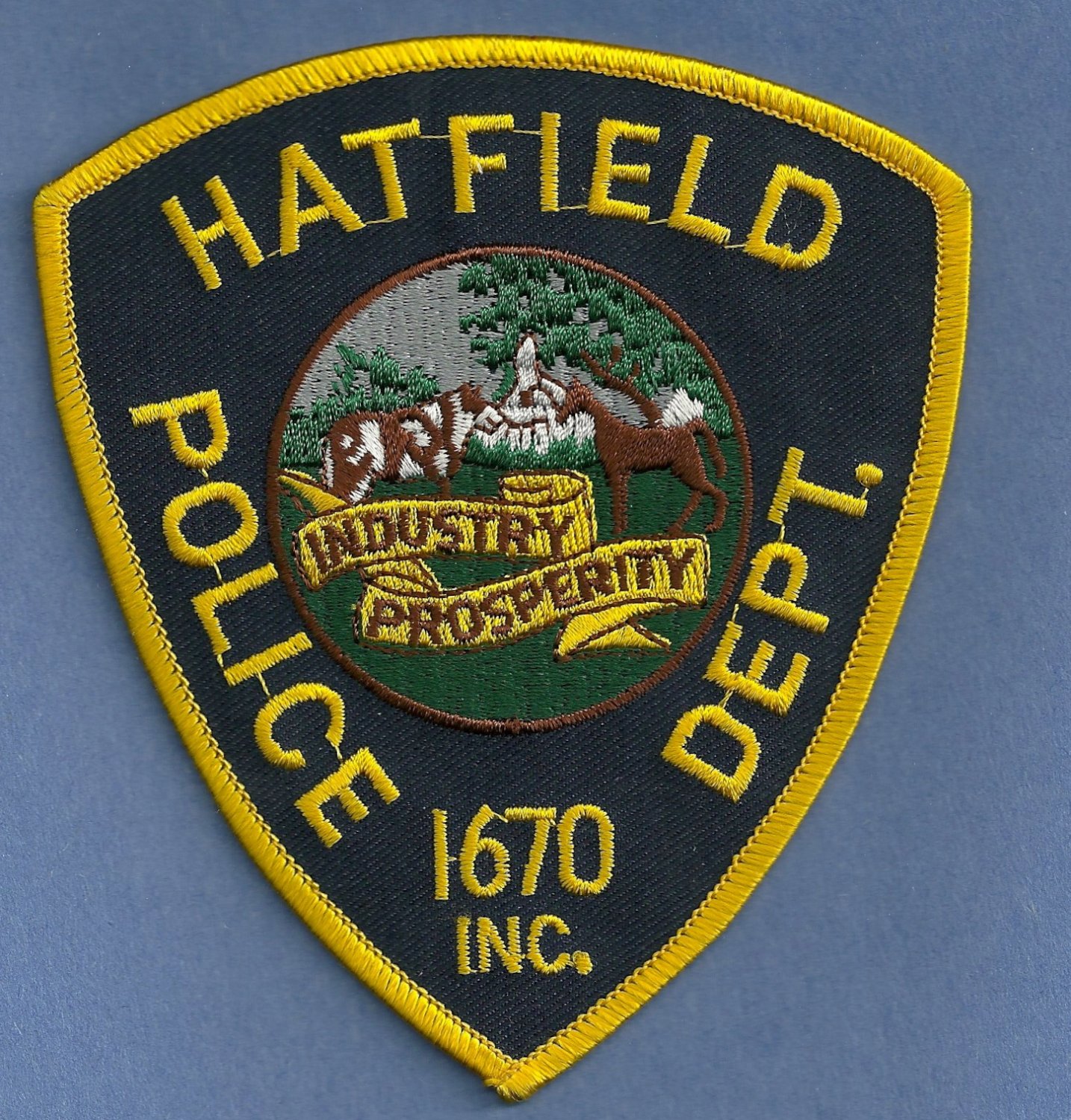 Hatfield Massachusetts Police Patch