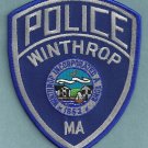 Winthrop Massachusetts Police Patch