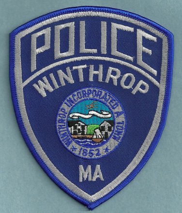 Winthrop Massachusetts Police Patch