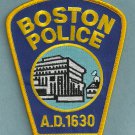 Boston Massachusetts Police Patch Capital City