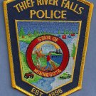 Thief River Falls Minnesota Police Patch