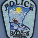 Balaton Minnesota Police Patch Balaton Minnesota Police Patch