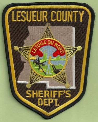 Lesueuer County Sheriff Minnesota Police Patch