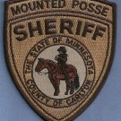 Carlton County Sheriff Minnesota Mounted Posse Police Patch