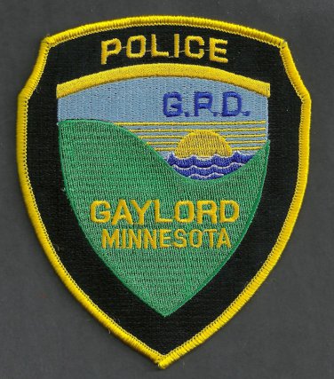 Gaylord Minnesota Police Patch