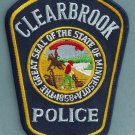 Clearbrook Minnesota Police Patch