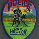 Hector Minnesota Police Patch Wild Stallion