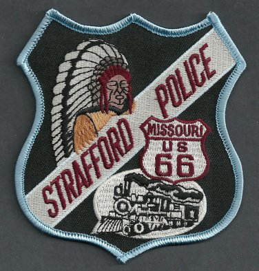 Strafford Missouri Police Patch Locomotive