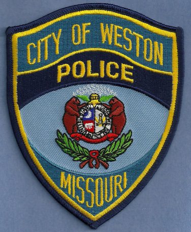 Weston Missouri Police Patch Locomotive