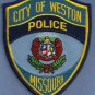 Weston Missouri Police Patch Locomotive