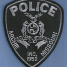 Archie Missouri Police Tactical SWAT Patch