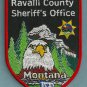 Ravalli County Sheriff Montana Police Patch
