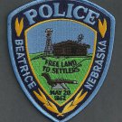 Beatrice Police Nebraska Police Patch