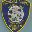 Churchill County Sheriff Nevada Police Patch