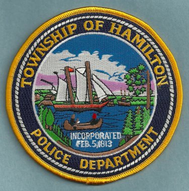 Hamilton Township New Jersey Police Patch