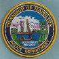 Hamilton Township New Jersey Police Patch