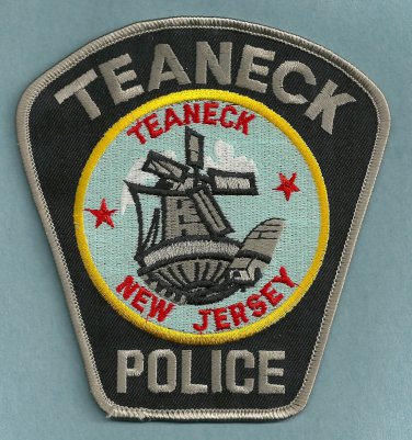 Teaneck New Jersey Police Patch Windmill