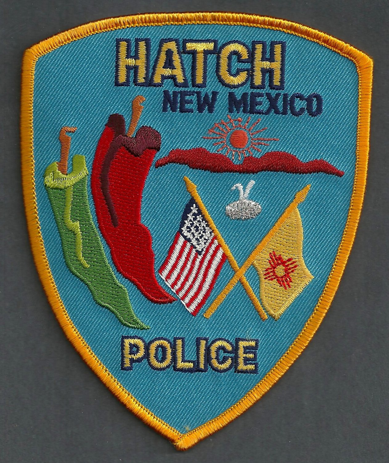 Hatch New Mexico Police Patch Chili Capital