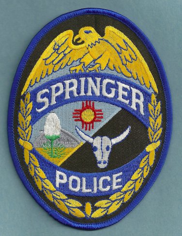 Springer New Mexico Police Patch