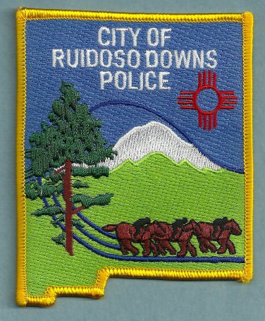 Ruidoso Downs New Mexico Police Patch