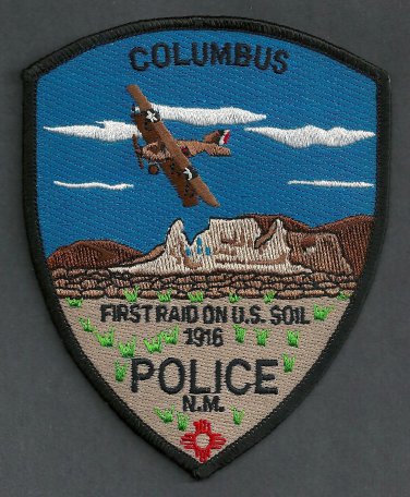 Columbus New Mexico Police Patch