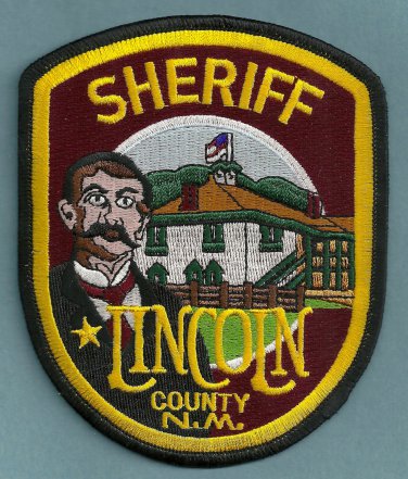 Lincoln County Sheriff New Mexico Police Patch