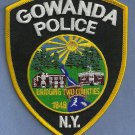 Gowanda New York Police Patch