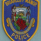 Briarcliff Manor New York Police Patch