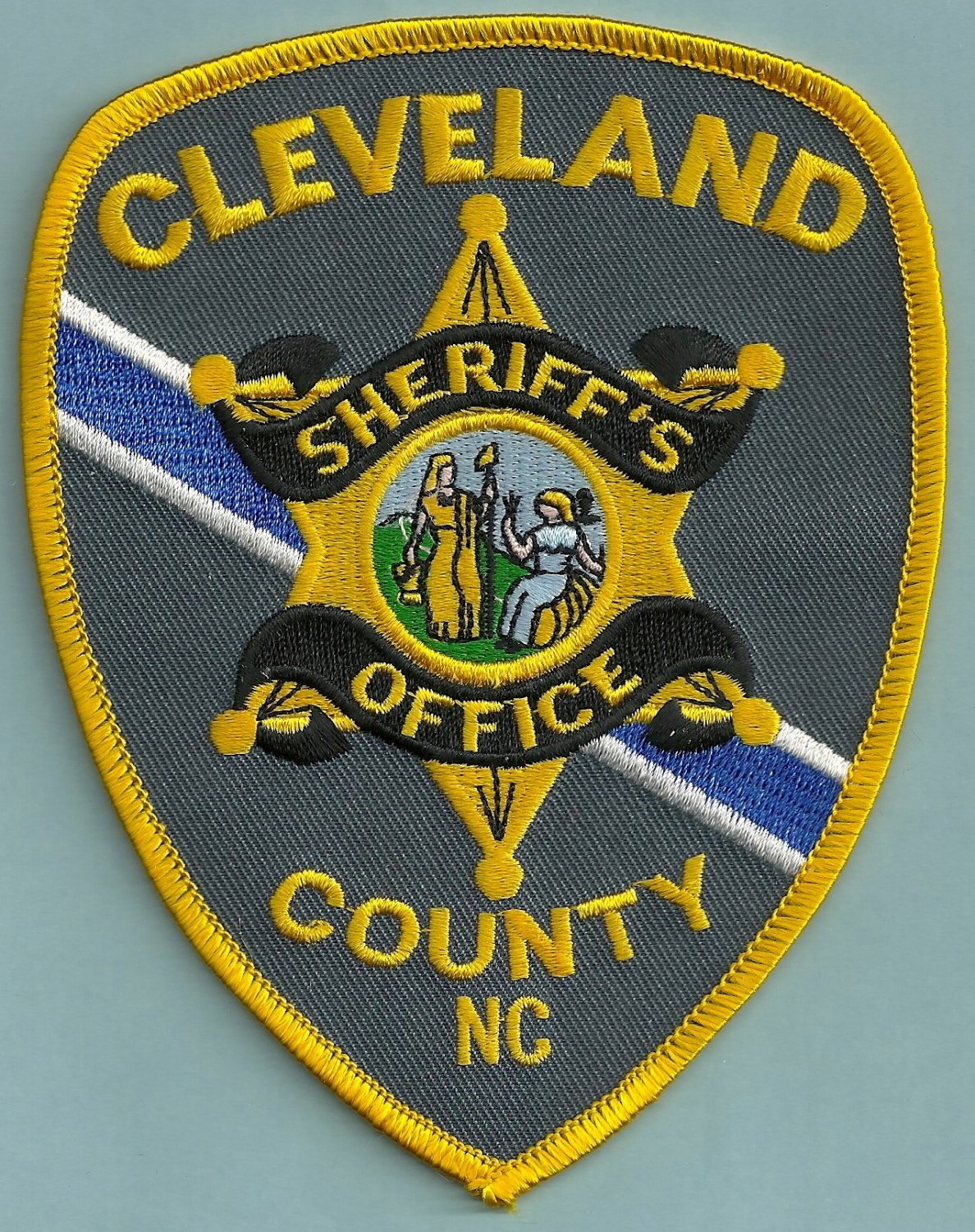 Cleveland County Sheriff North Carolina Police Patch 9376