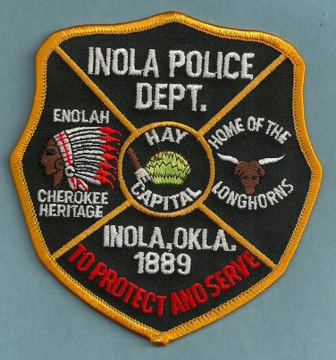 Inola Oklahoma Police Patch