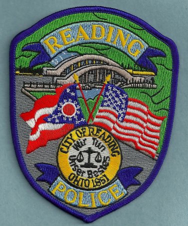 Reading Ohio Police Patch