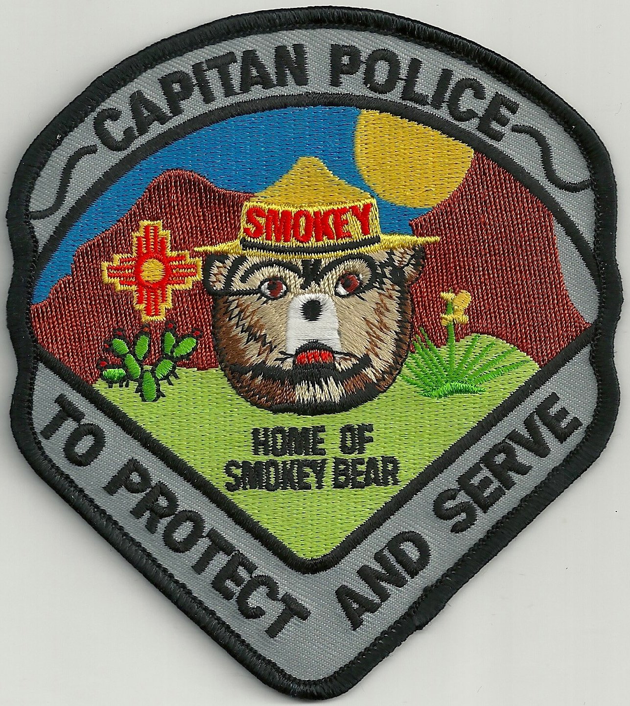 Capitan New Mexico Police Patch
