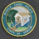 Myrtle Creek Oregon Police Patch