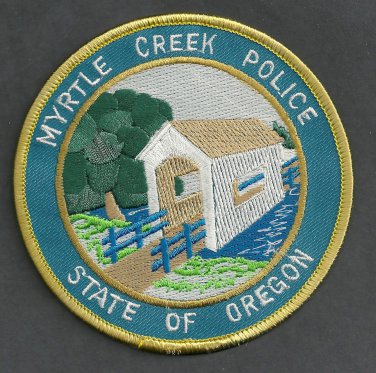 Myrtle Creek Oregon Police Patch