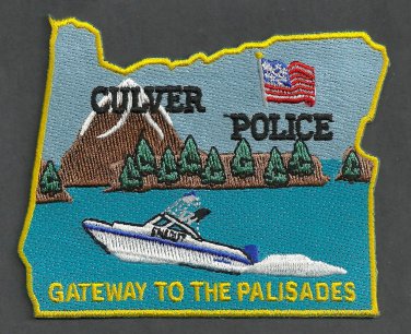 Culver Oregon Police Patch