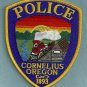 Cornelius Oregon Police Patch Locomotive