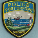 Port Orford Oregon Police Patch Lighthouse