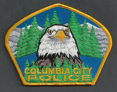 Columbia City Oregon Police Patch