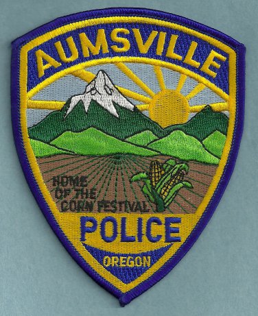 Aumsville Oregon Police Patch
