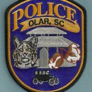 Olar South Carolina Police Patch