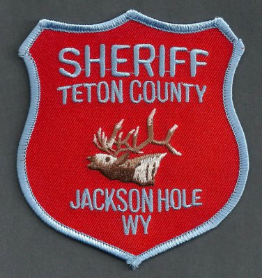 Teton County Sheriff Wyoming Police Patch