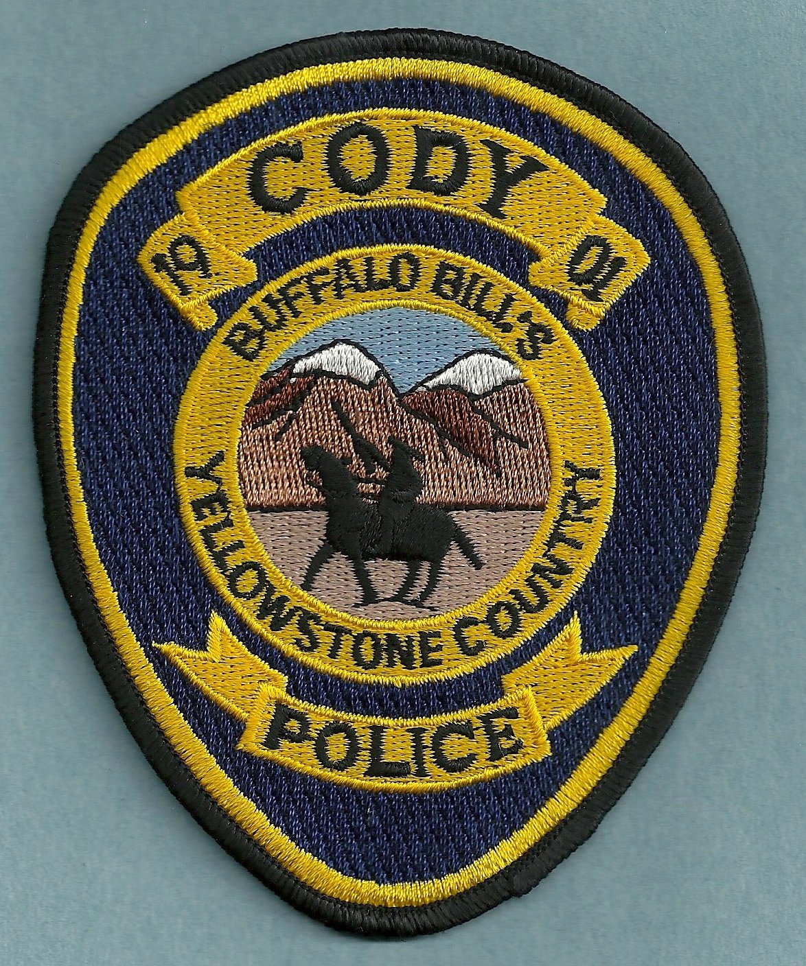 CODY WYOMING POLICE SHOULDER PATCH 