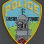 Chester Vermont Police Patch