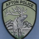 Afton Wyoming Police Patch