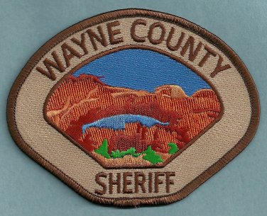 Wayne County Sheriff Utah Police Patch