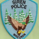 Siren Wisconsin Police Patch
