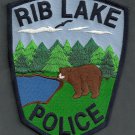 Rib Lake Wisconsin Police Patch